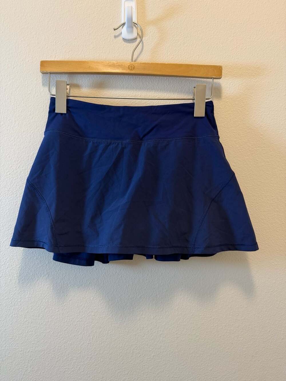 Lululemon Pace Rival Skirt Pleated Athletic Tennis Skort Navy Blue Size 2
